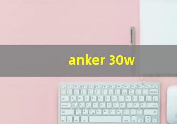 anker 30w